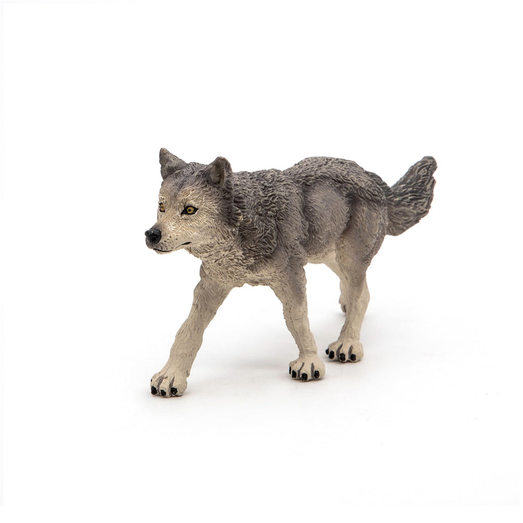 Figurine Louve grise Papo - animal sauvage