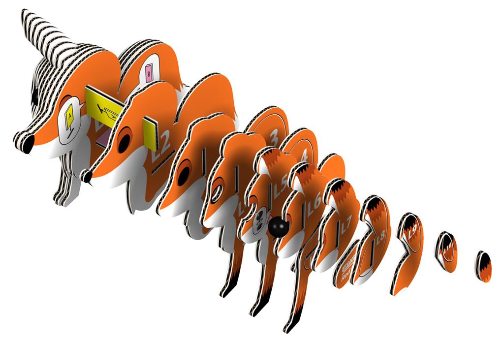 EUGY 3D - Renard Rouge