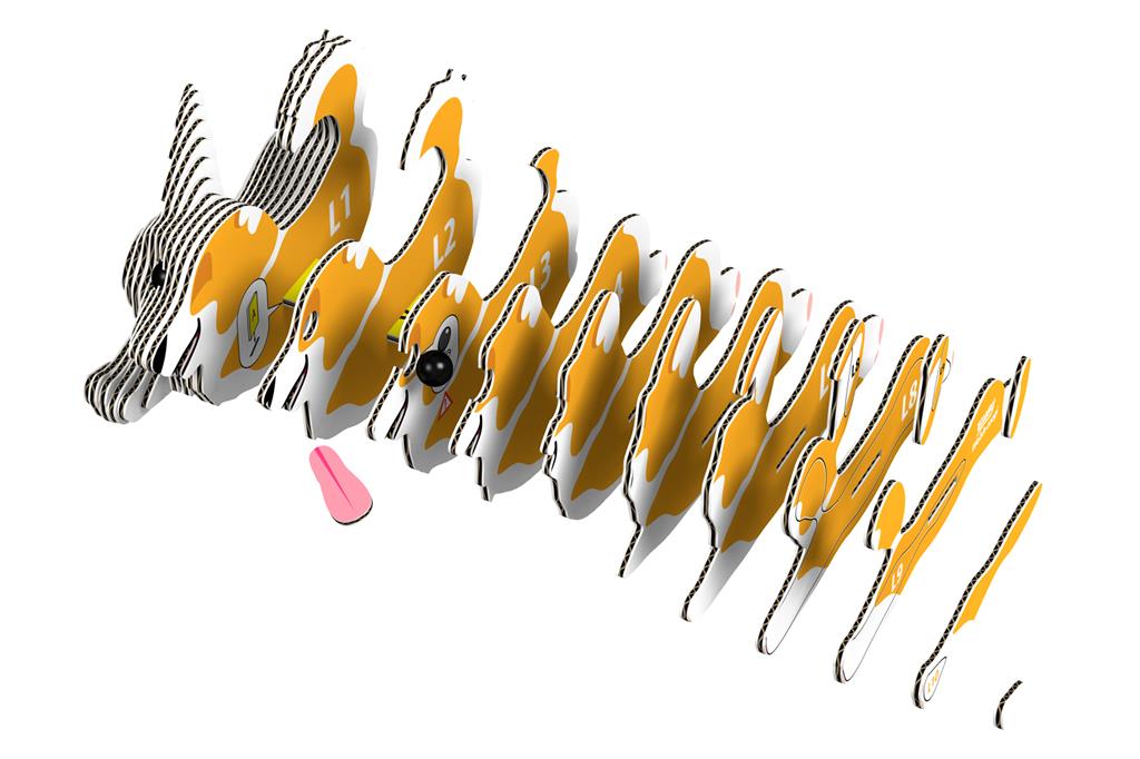 EUGY 3D - Cane Corgi gallese