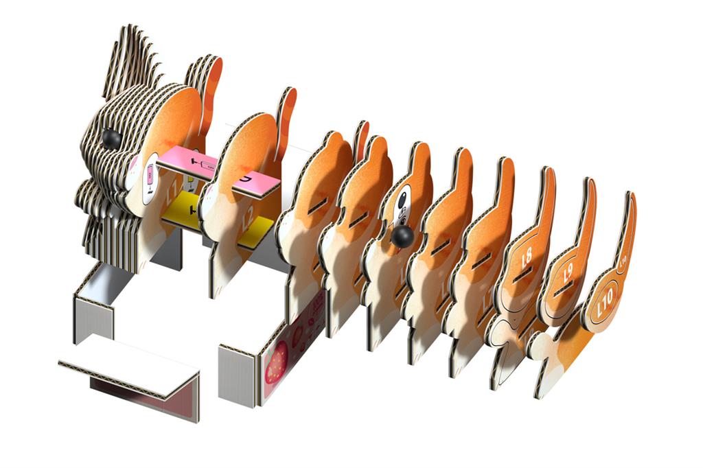 EUGY 3D - Katzen - Kürbis