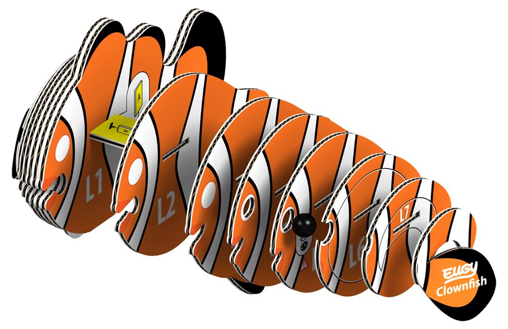 EUGY 3D - Pesce Pagliaccio