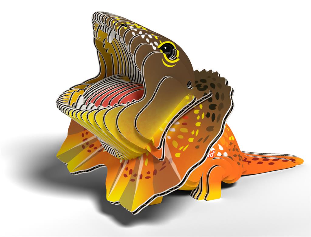 EUGY 3D - Гущер с набрана шия