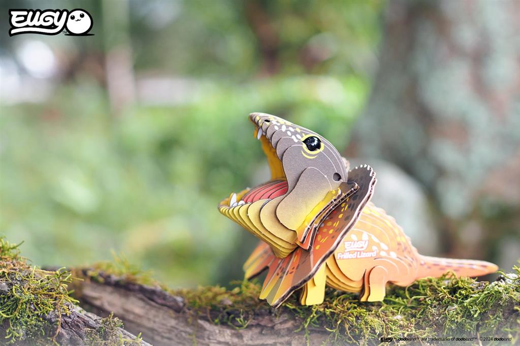 EUGY 3D - Гущер с набрана шия