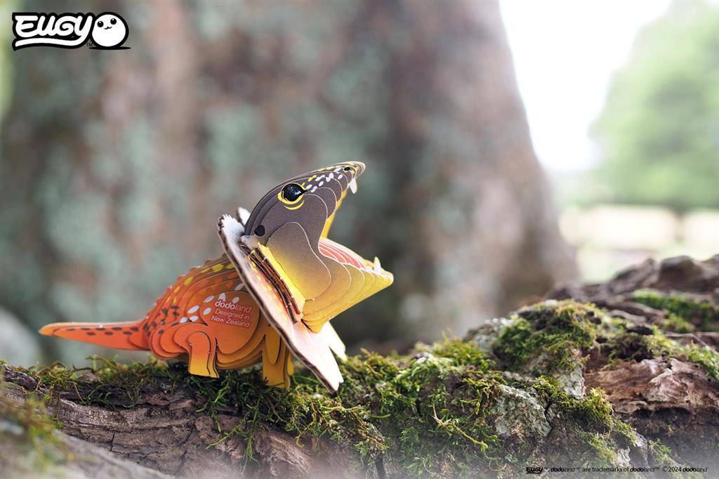 EUGY 3D - Гущер с набрана шия