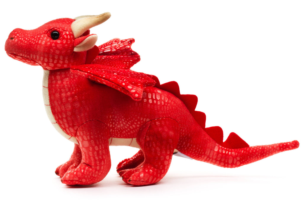 Peluche dragon rouge Uni Toys