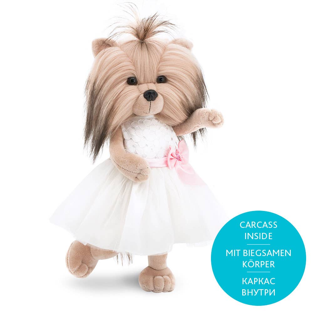 Poupée chien Lucky Yoyo : Élégance-38cm