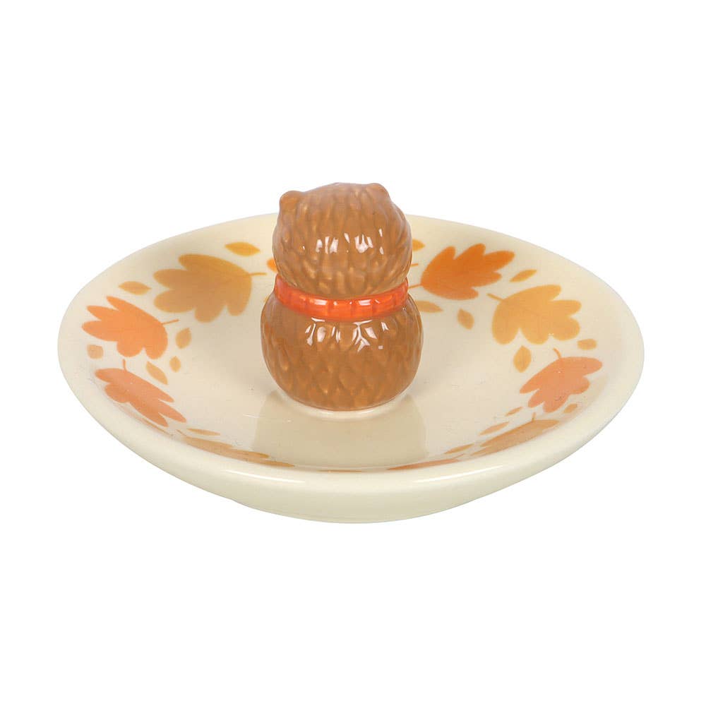 Coupelle à bijoux « Hérisson d'automne »
