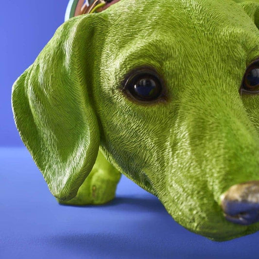 Chien Teckel Wilfried M. Collier, Résine poly verte