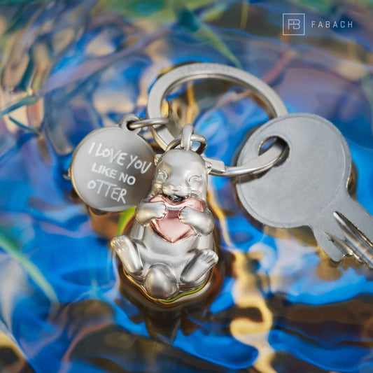 porte cles loutre otty porte cles loutre otty FABACH_Otter_Otty_gold 4260498184798