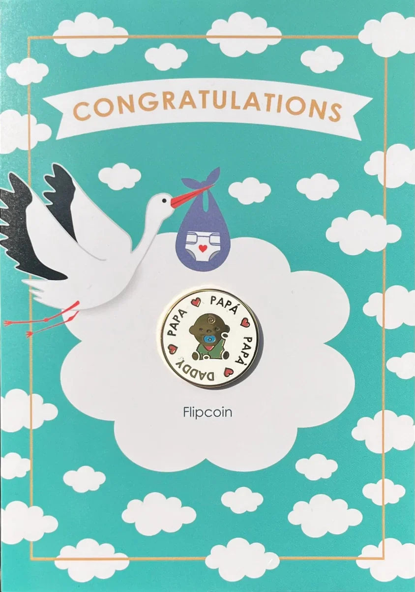 carte felicitations avec jeton papa maman jungle empire Bj116 729389348984