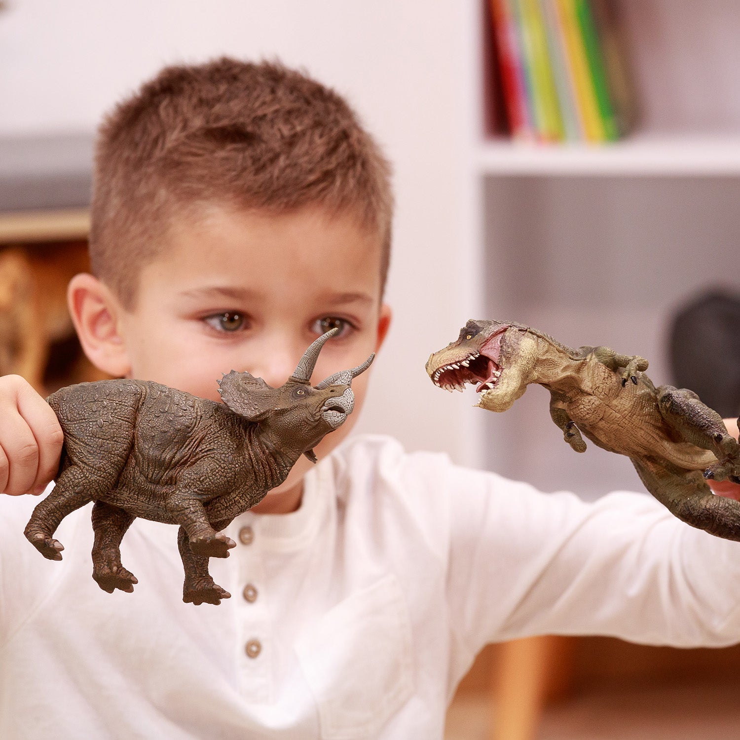 Figurine T-Rex courant vert Papo - dinosaure