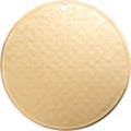 Tapis de bain rond Feuillage Jaune - Natruba