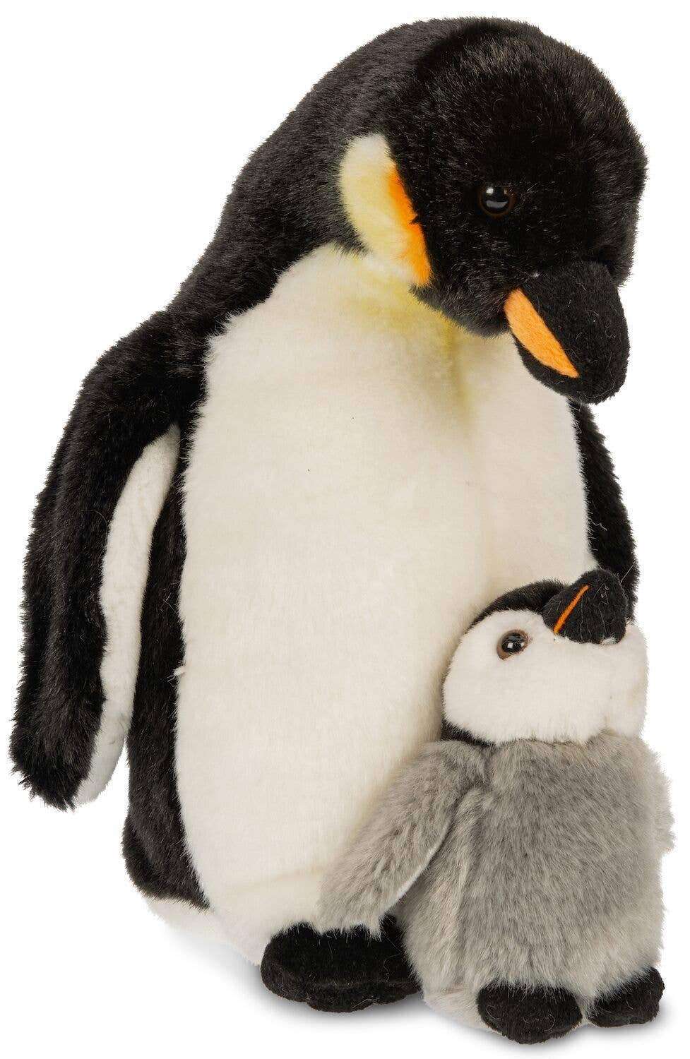 Peluche manchot empereur avec bébé Uni Toys