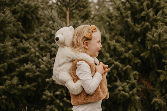 Sac à dos Peluche Enfant ours polaire - Wild & Soft