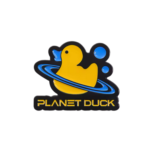 pins canard jaune planet duck