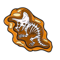pins fossil de triceratops