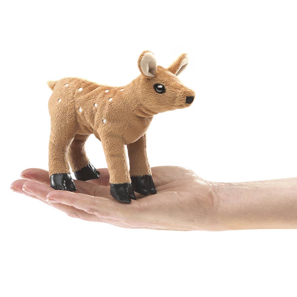 Marionnette à main Mini Deer 2760/Mini Fawn Folkmanis réaliste
