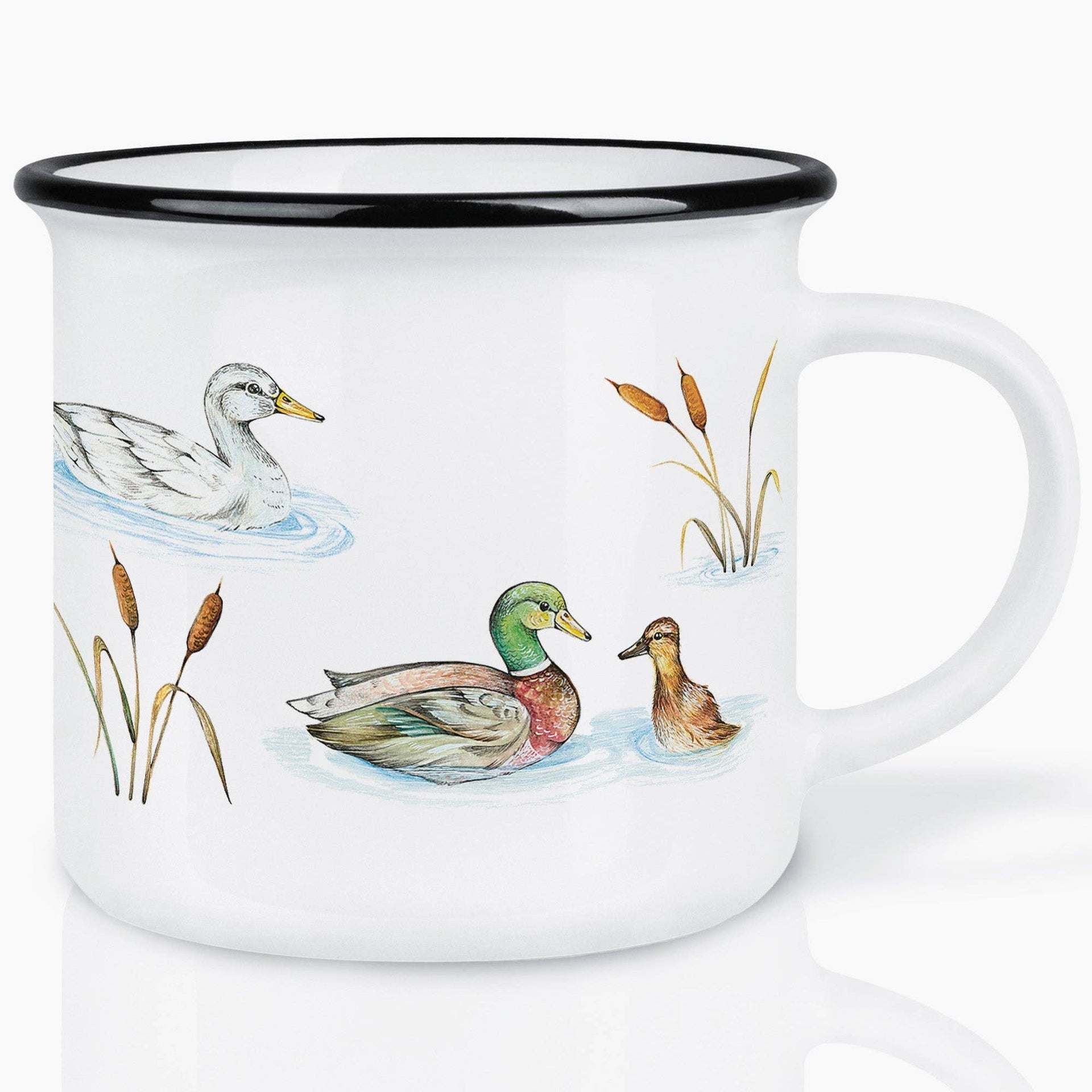 Mug en céramique - Étang aux canards
