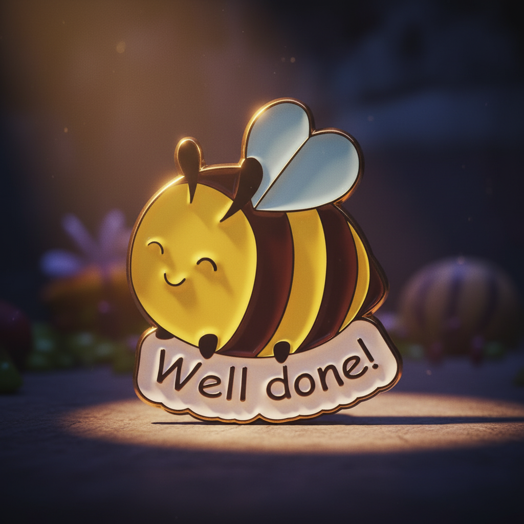 Bee Pin «Μπράβο!»