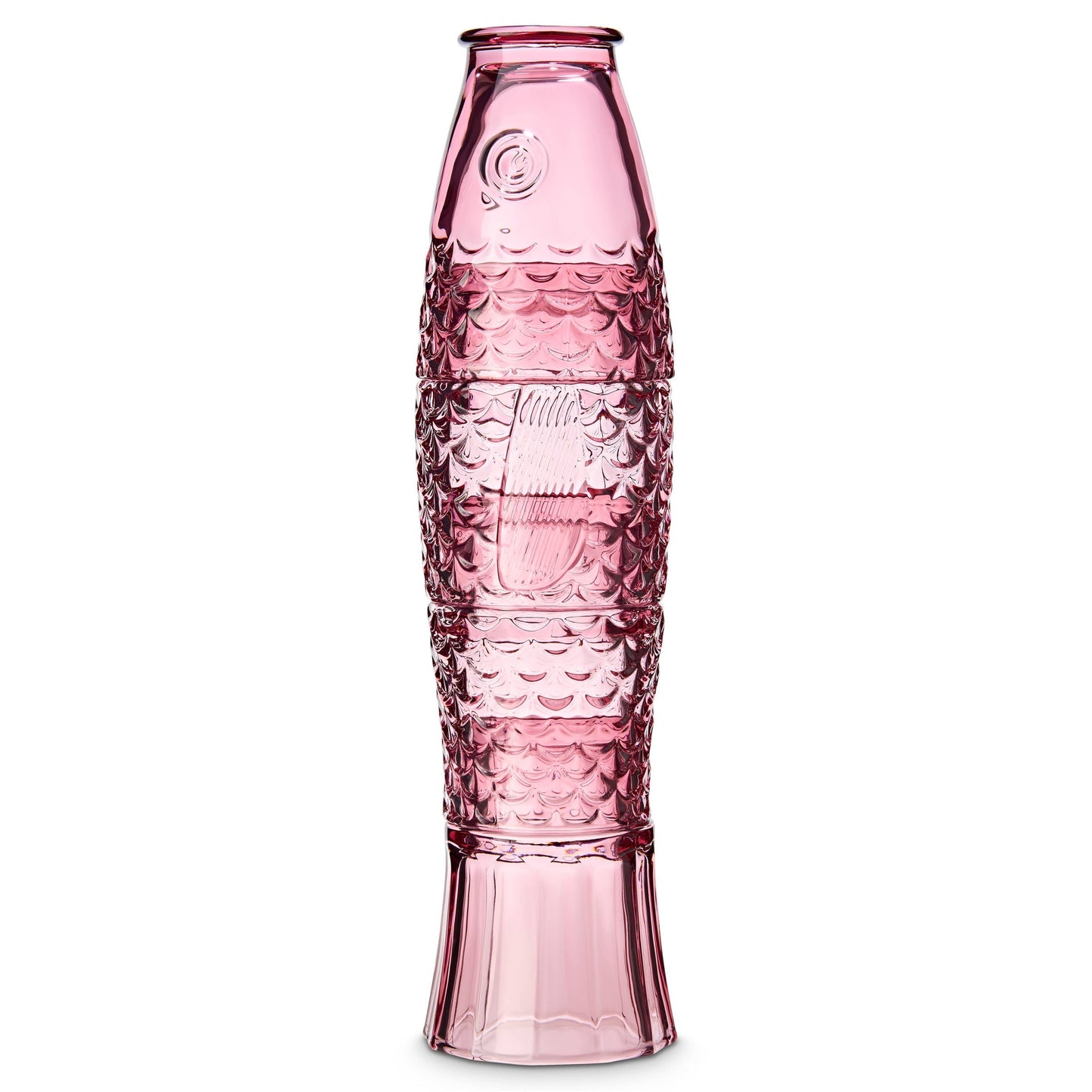 Verres à boire empilables Poisson - Lot de 4 roses