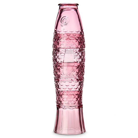 Verres à boire empilables Poisson - Lot de 4 roses