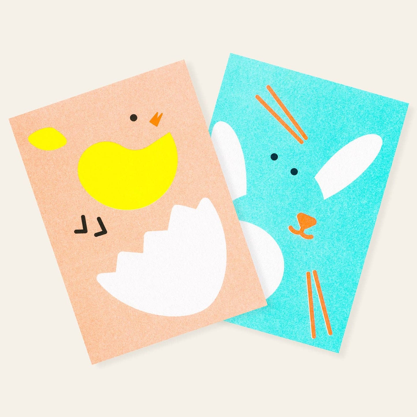 Carte postale Poussin Destructuré