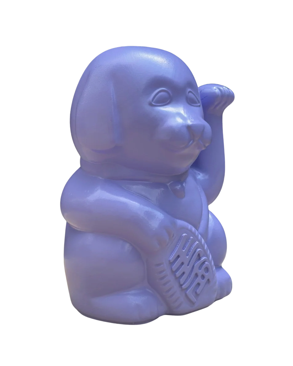 Chien Chanceux Violet