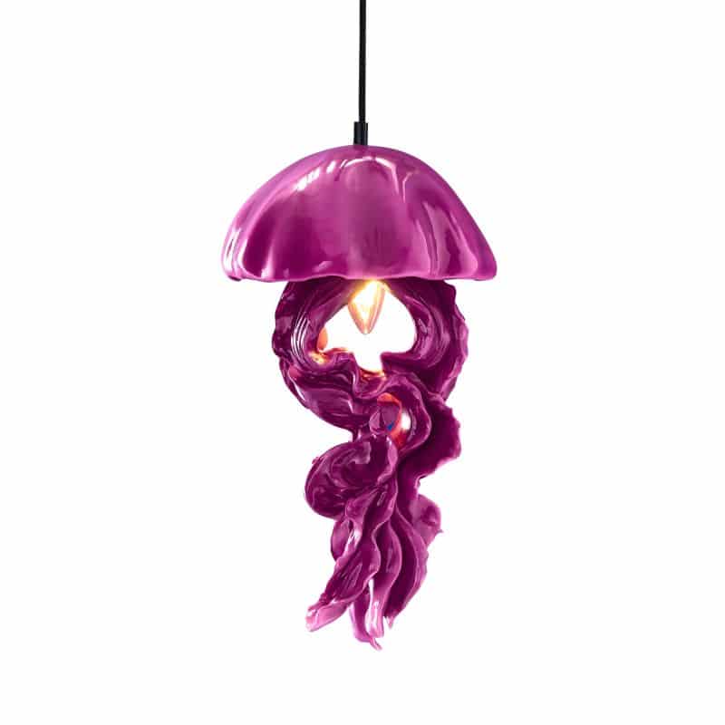 Plafonnier Méduse Ava, magenta