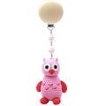 Accroche Poussette Chouette - Rose