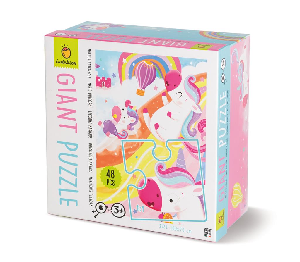 puzzle geant licornes magiques ludattica 5820910 8057158620910