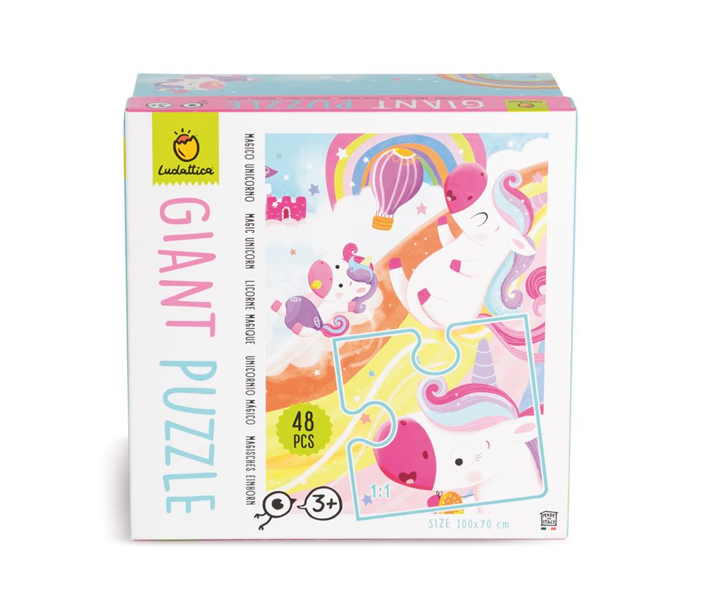 puzzle geant licornes magiques ludattica 