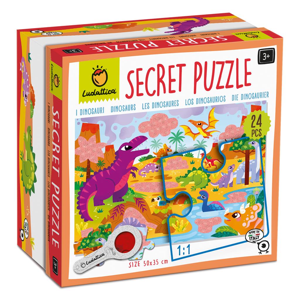 secret puzzle les dinosaures ludattica 5821863 8057158621863