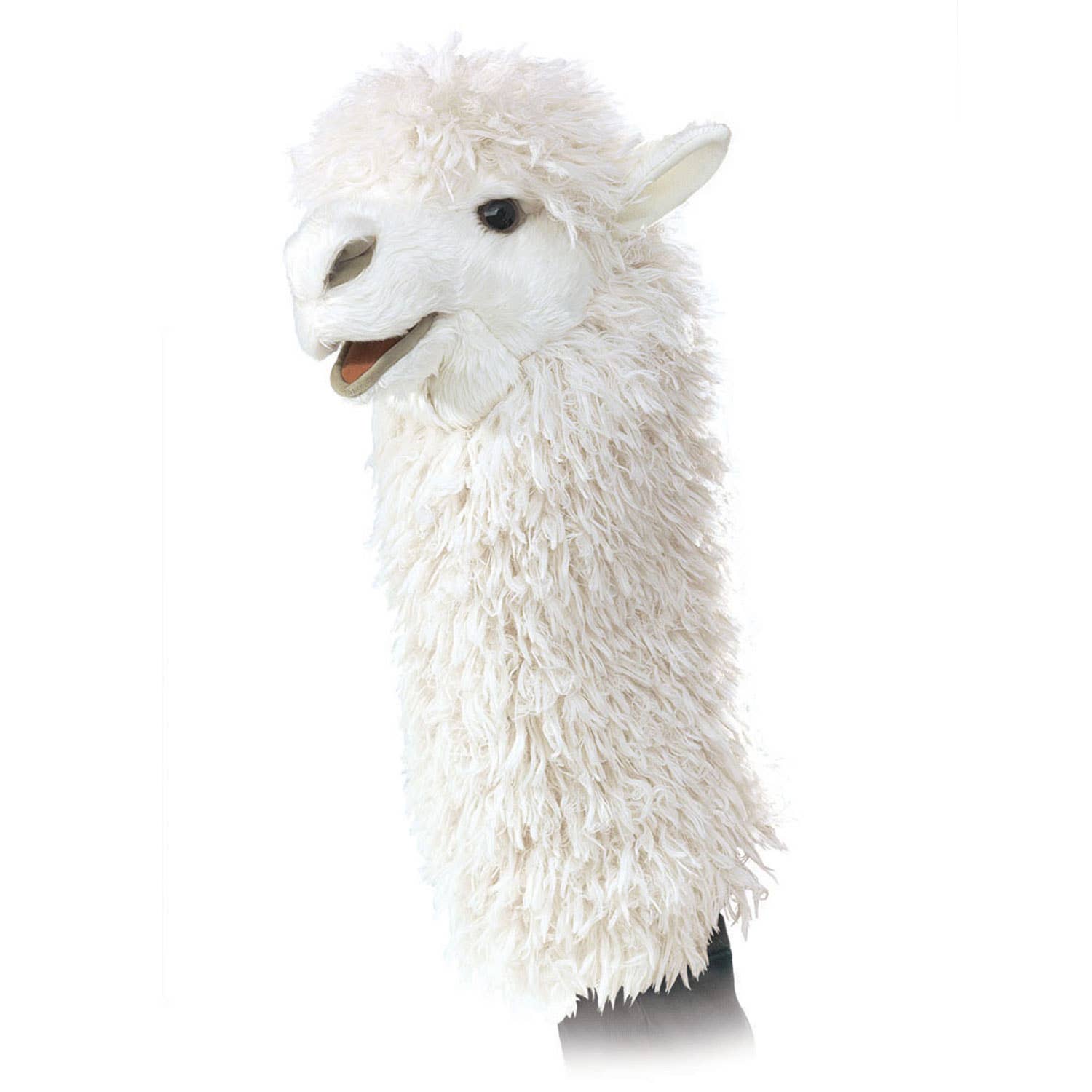 Marionnette à main Lama pour la scène de marionnettes 2885/ Alpaca Stage Puppet Folkmanis réaliste