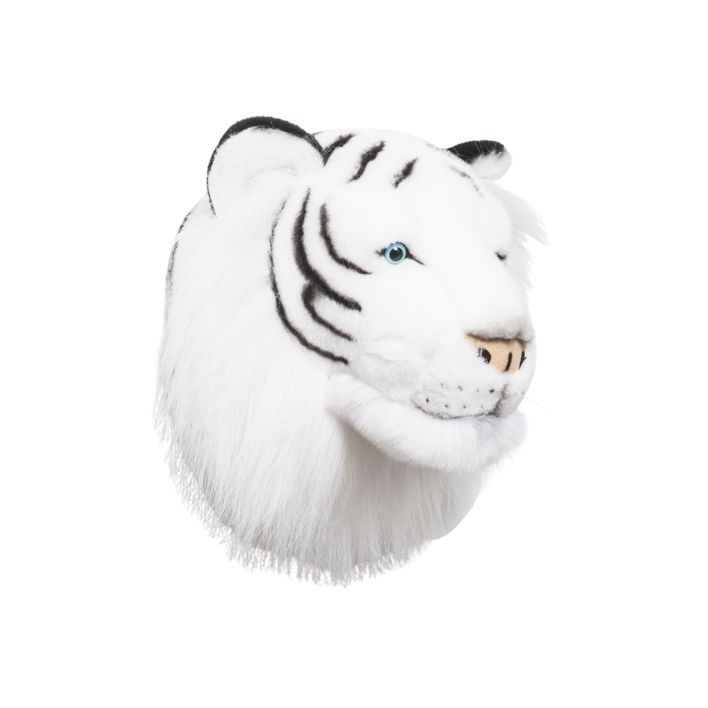 Décoration Murale Peluche Albert le Tigre Blanc - Wild & Soft