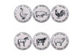 FARM DINNER TELLER 6 ASST - 5922893