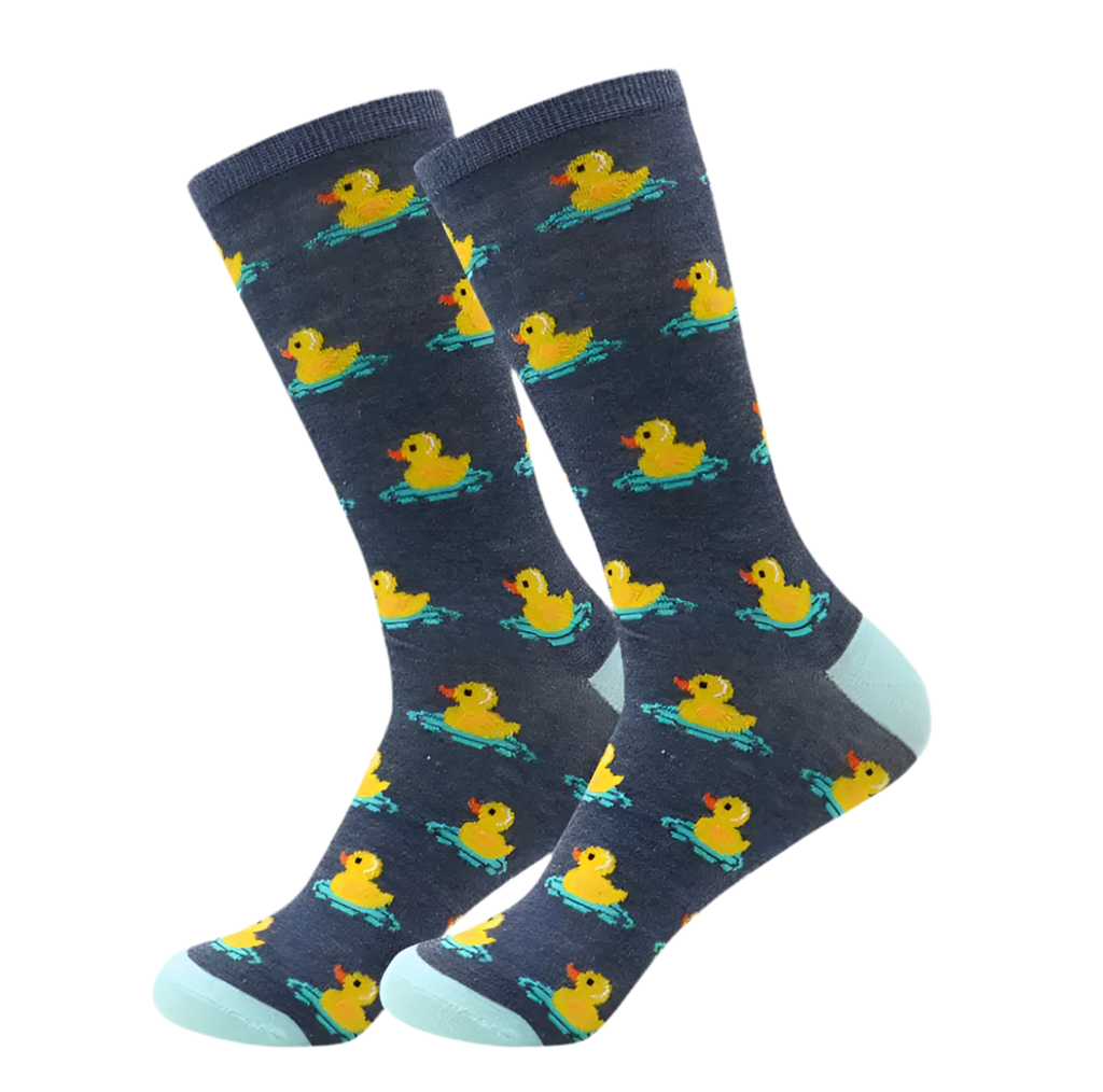 chaussettes canard jaune flottant mrcol