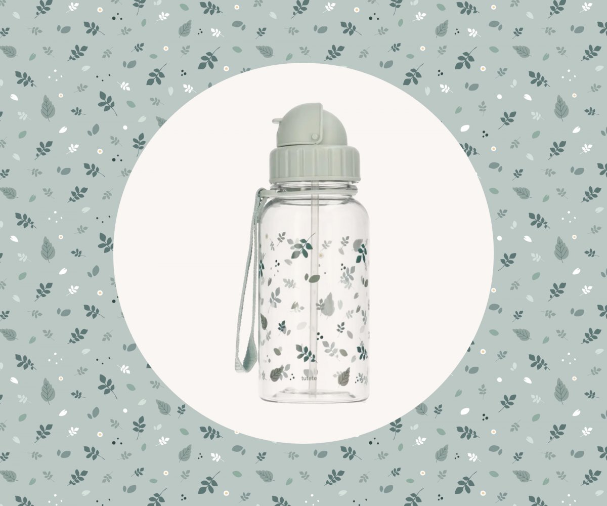Bouteille en plastique Feuilles Couleur Sauge - vue 6