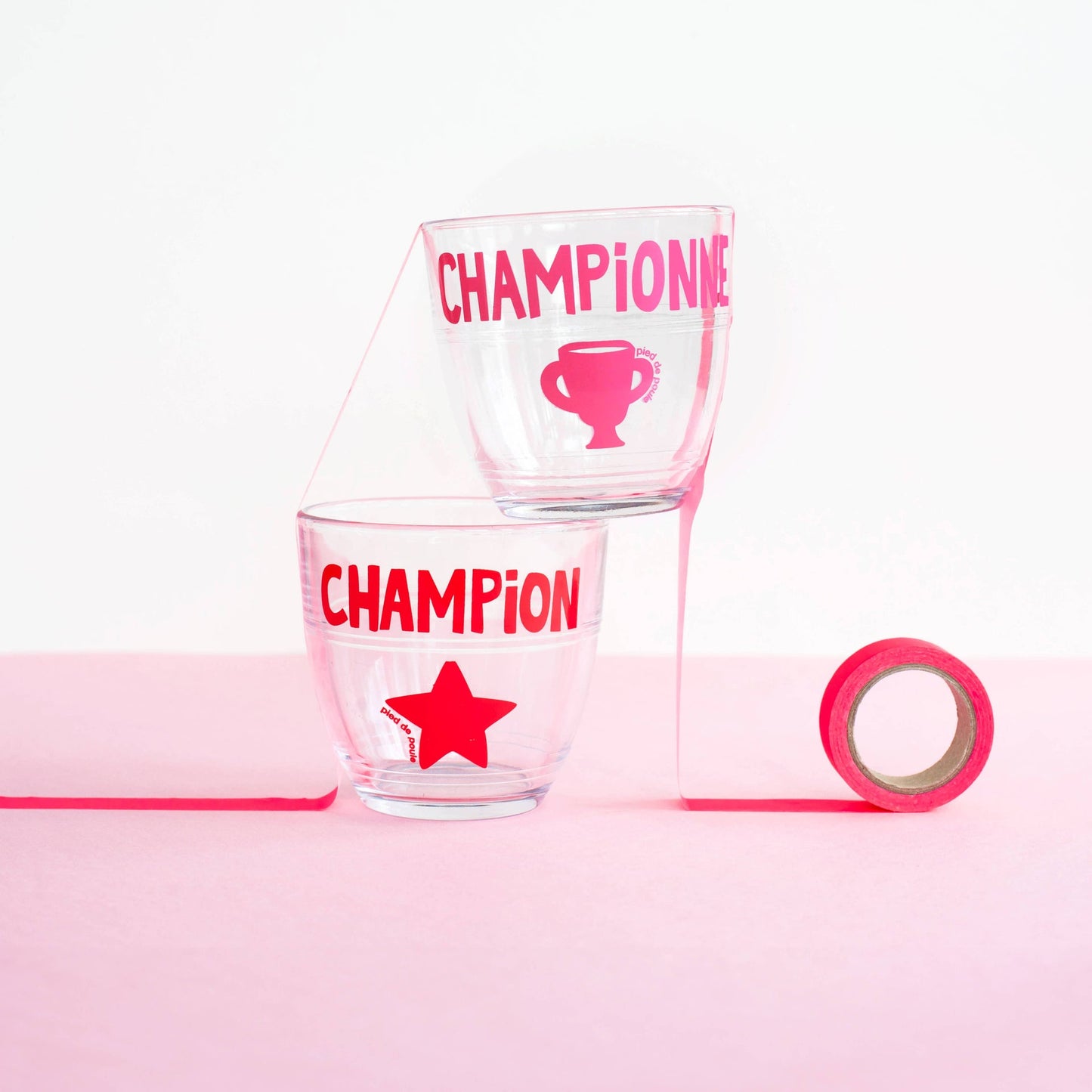 Verre Duralex Championne