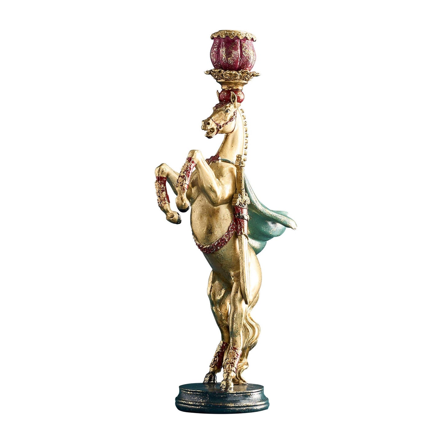 Chandelier Cheval de Cirque, Or, 17,5 x 9,5 x 36,5 cm