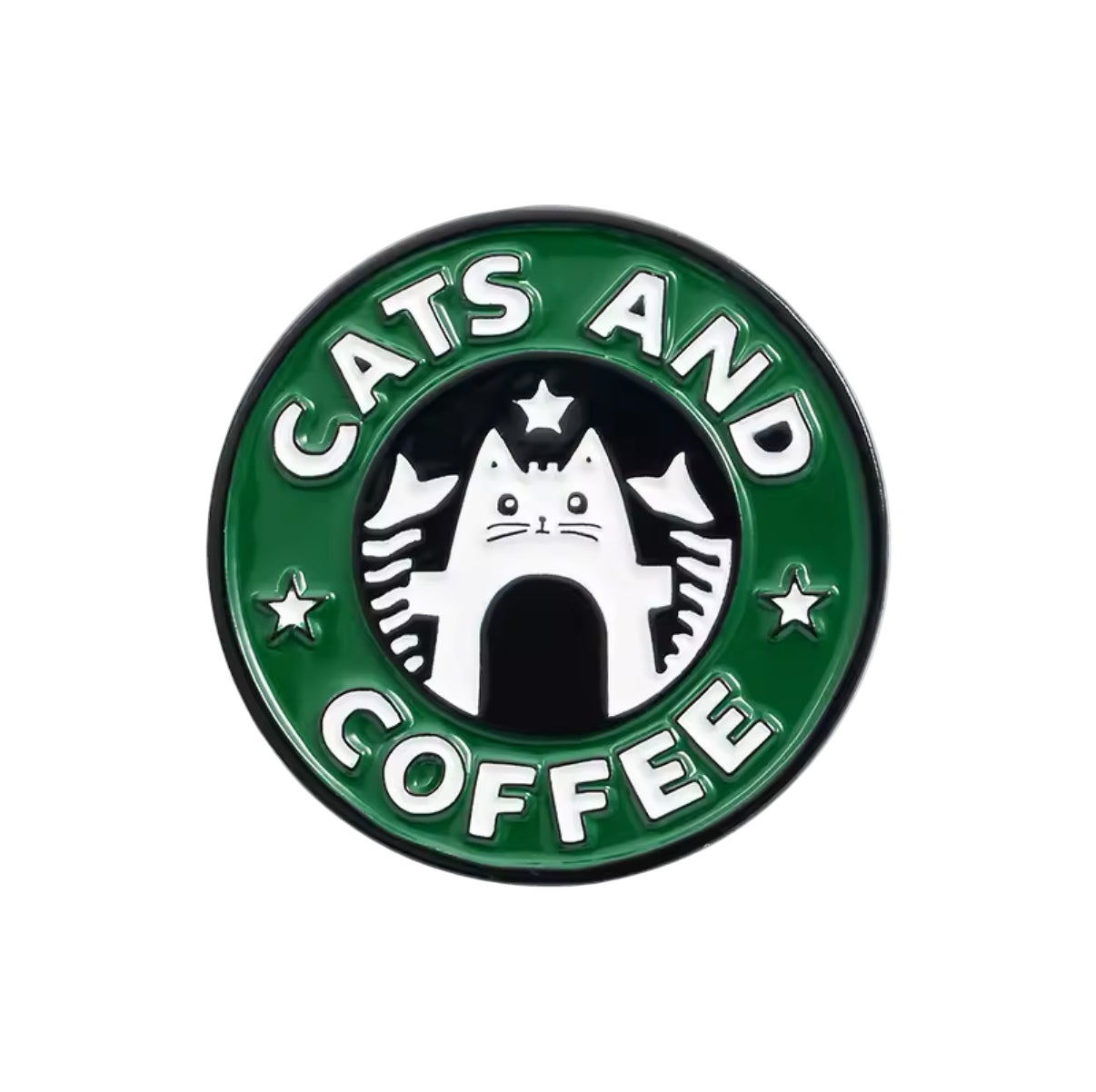 Pins katte og kaffe