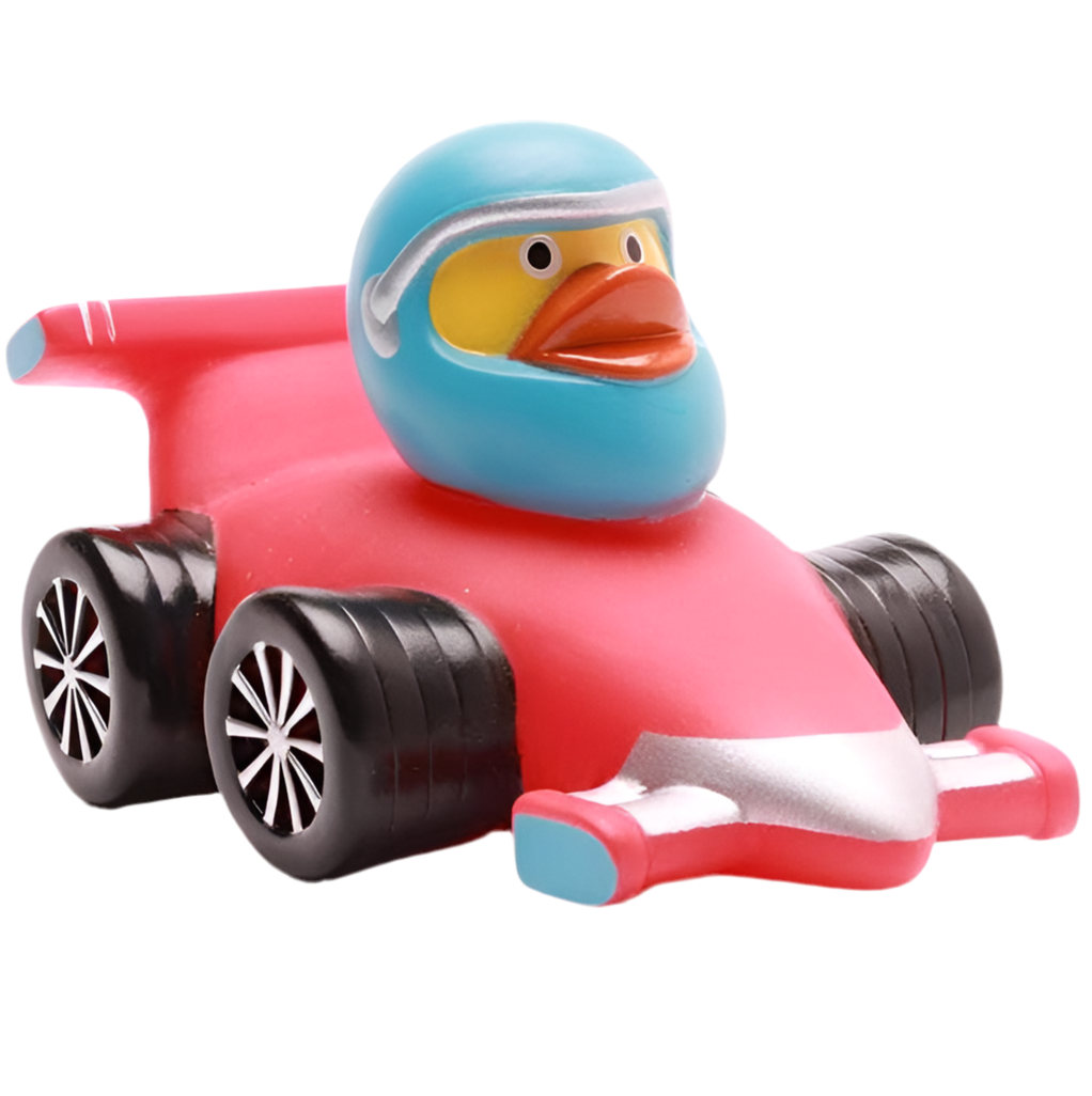 Canard Formule 1 Rouge Duckshop CoinCaillerie