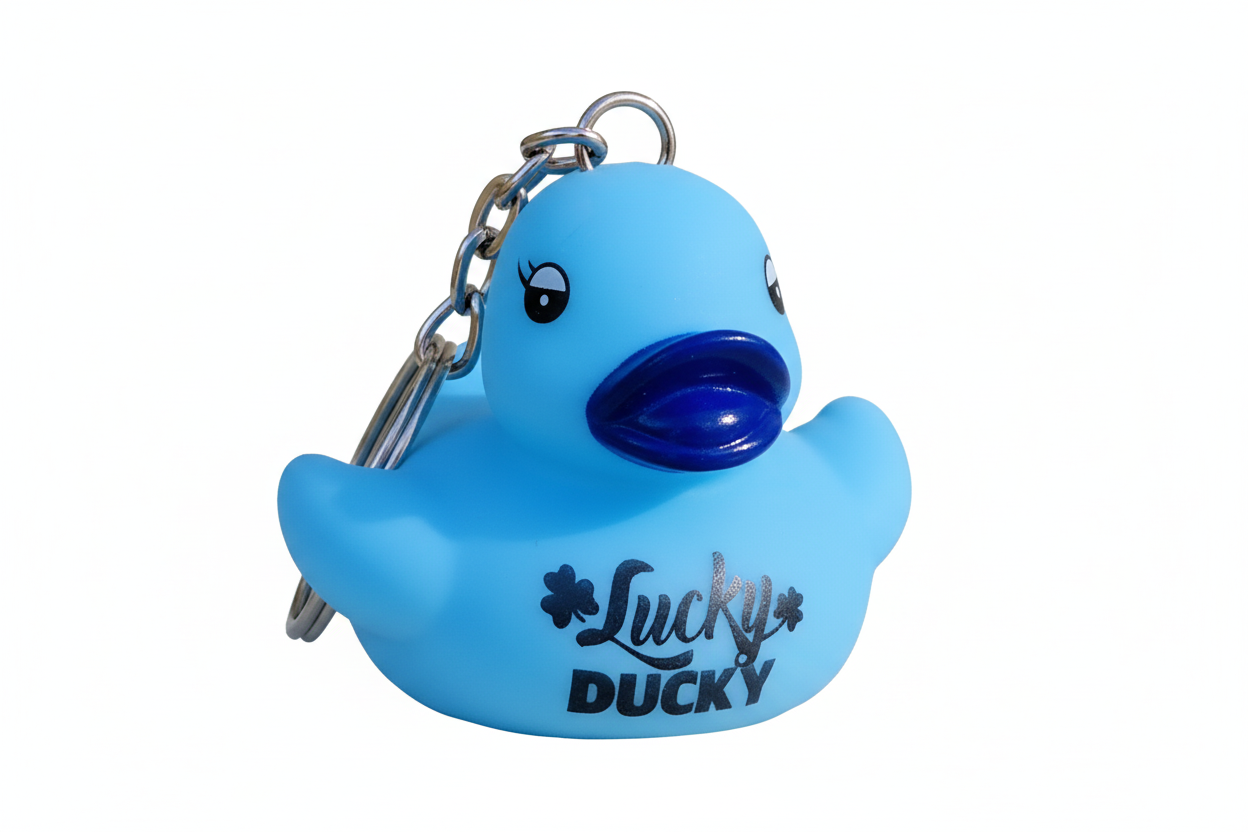 Porte-Clés Canard Bleu Lucky Ducky