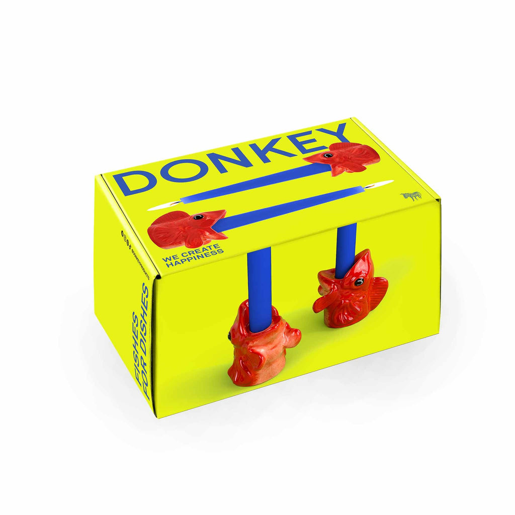 Bougeoirs Poissons Rouges