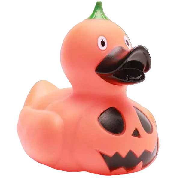 Canard Citrouille d'Halloween