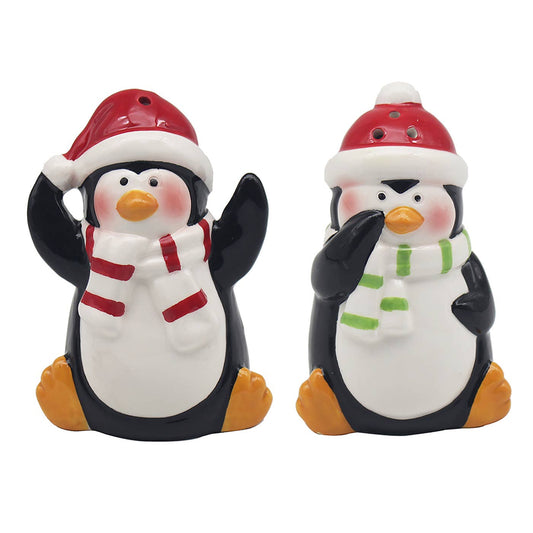 Weihnachtspinguine Salz- und Pfefferstreuer