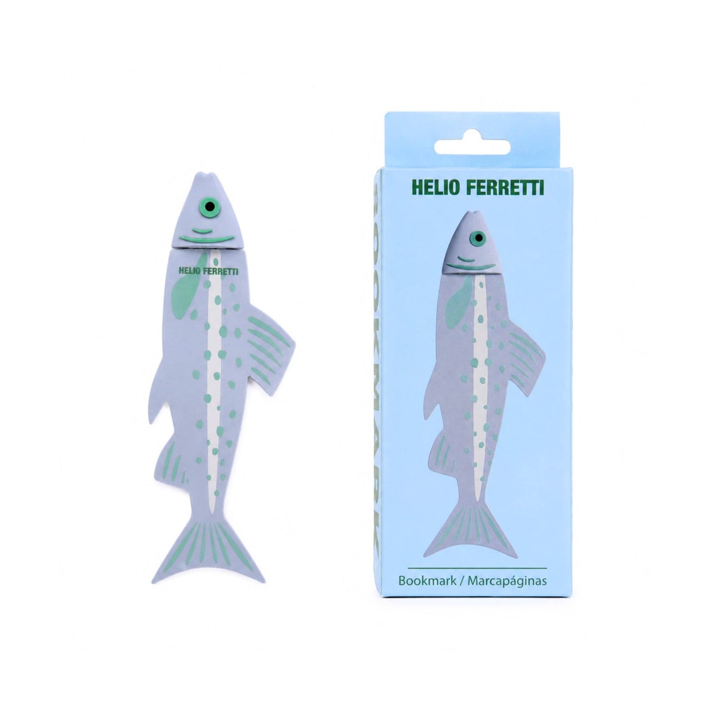 Marque-page Poisson Bleu