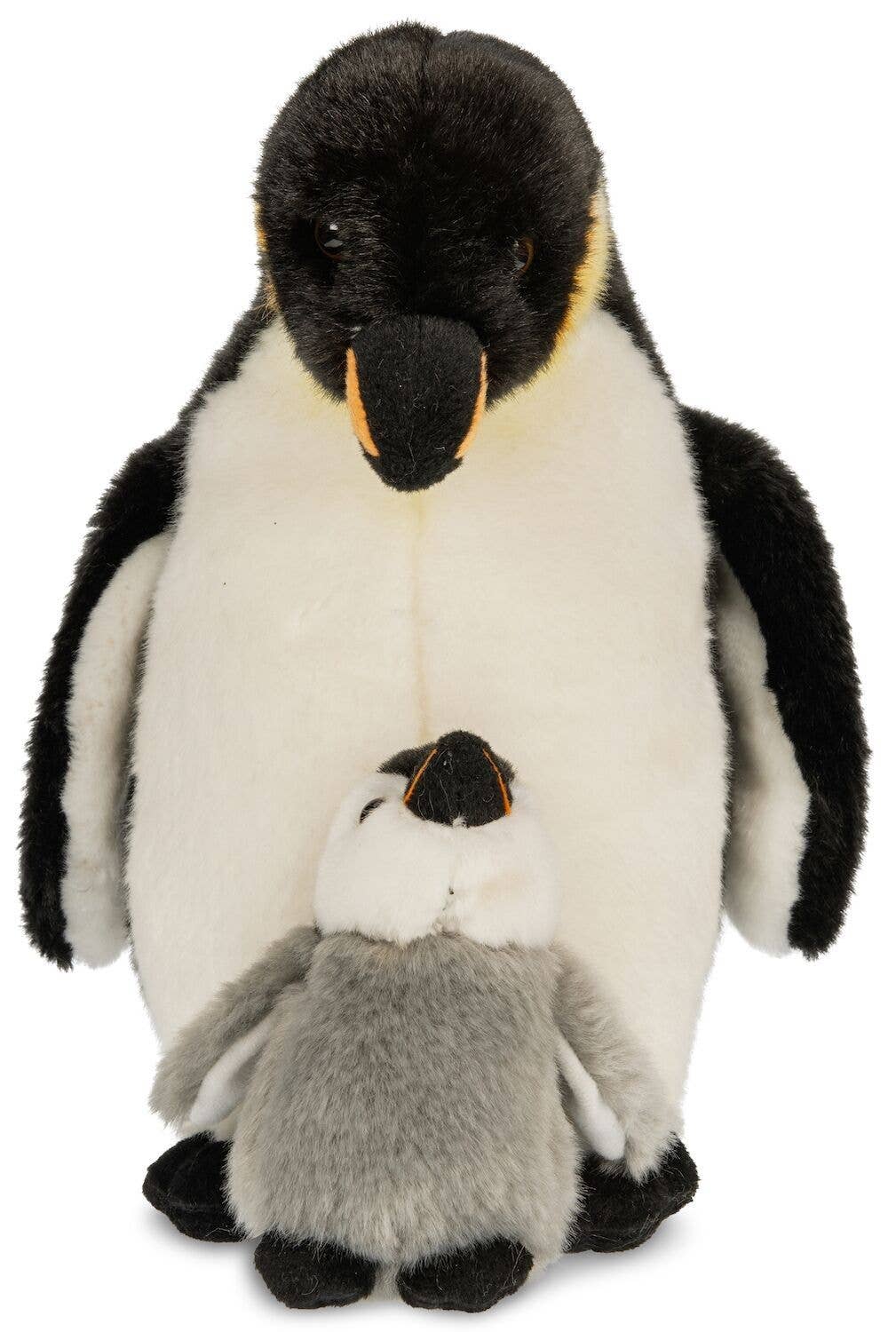 Peluche manchot empereur avec bébé Uni Toys
