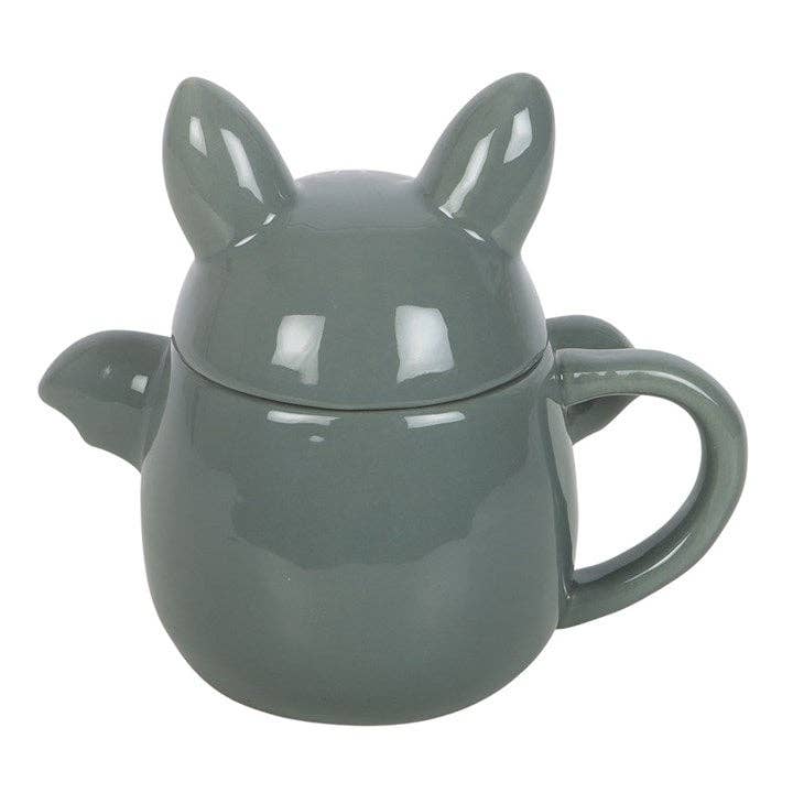 Tasse à couvercle Halloween chauve‑souris mignonne
