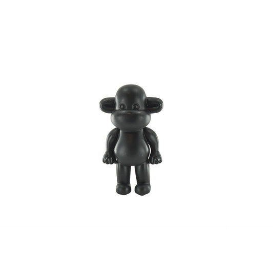 Ornament - Monkey Figurine 'The Legend' - Black - 11x7x19cm