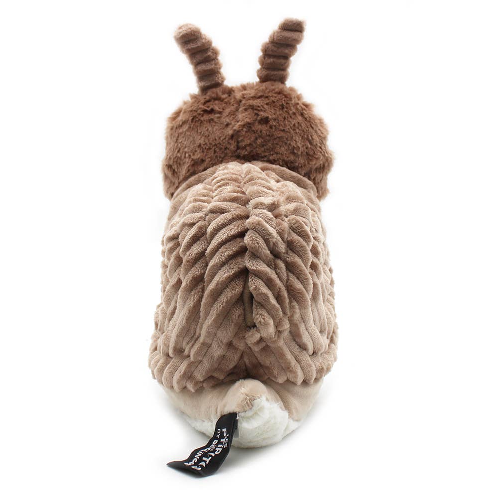 Speedou the snail mom and baby plush, brown and beige – Les Ptipotos